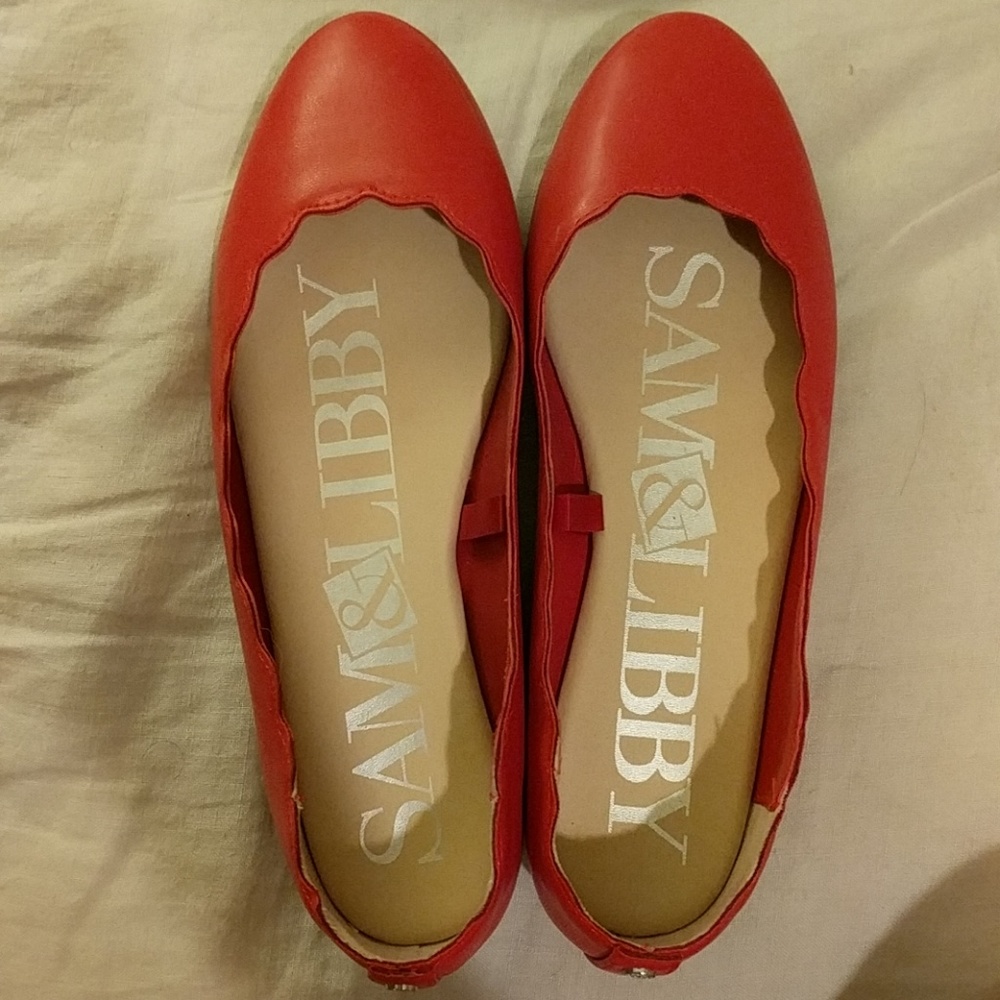 Sam & Libby Red Flats